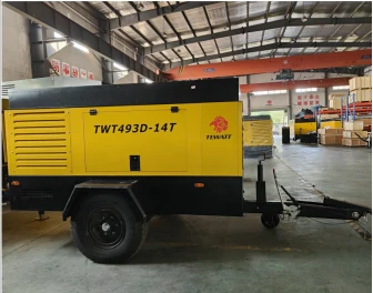 TWT-493D-14T ڈیزل ایئر کمپریسر (493CFM@14 بار)